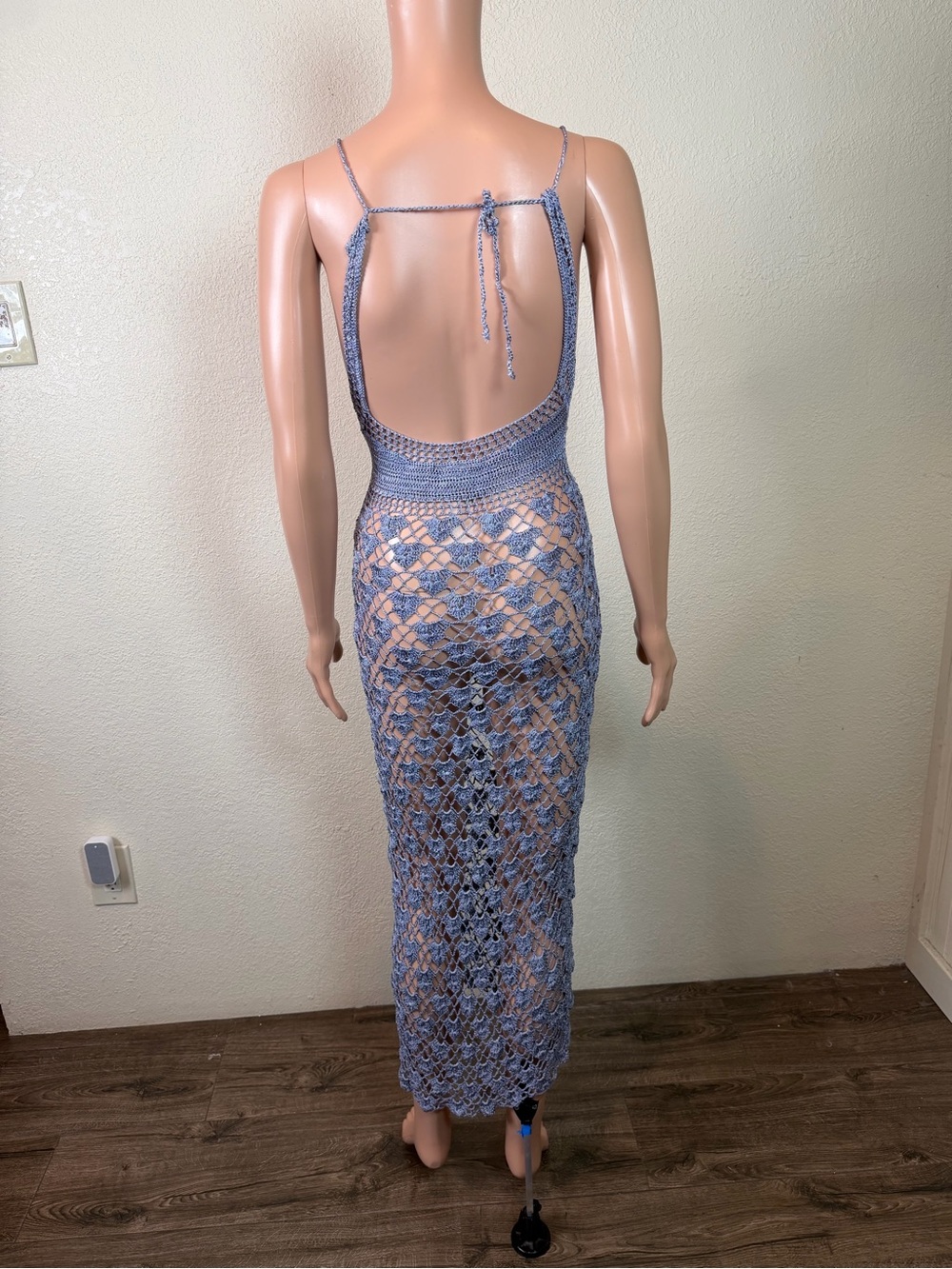 Free People Intimately Best For Last Macramé Maxi Dress Size Small - Picture 6 of 12